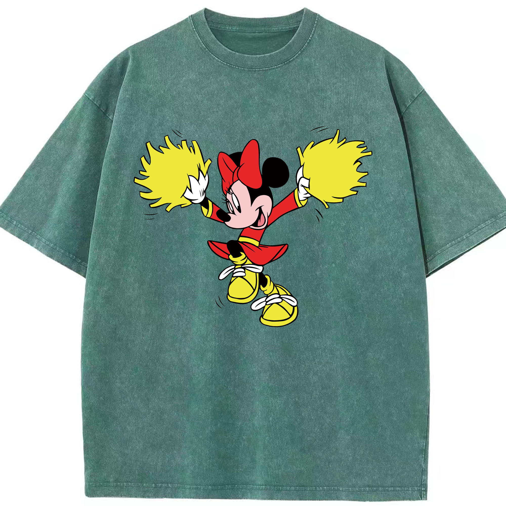 （画像用） ミッキーマウス Mickey Mouse 綿100% ヴィンテージ風 半袖Tシャツ（フロントプリント）